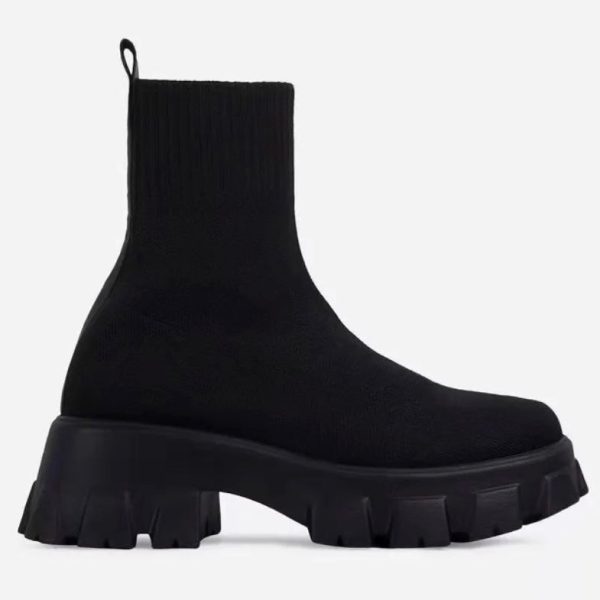 Platform Sock Boots